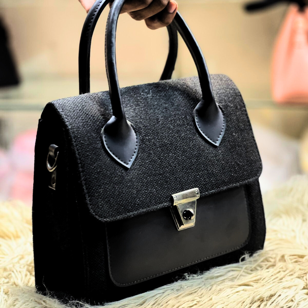 Premium Khadi Fabric Handbag – Minimalist Luxury with Sustainable Soul