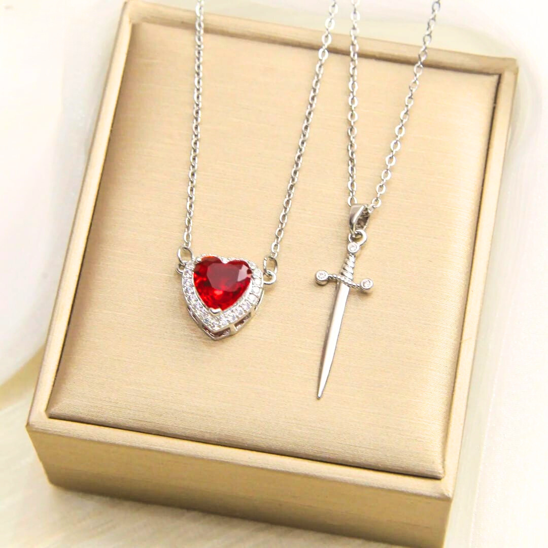 Swordheart Necklace – Bold Elegance with a Fierce Touch