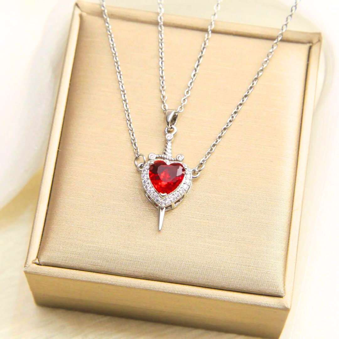 Swordheart Necklace – Bold Elegance with a Fierce Touch