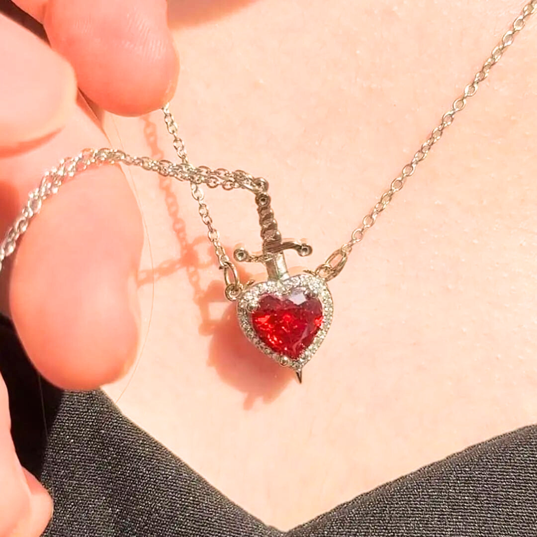 Swordheart Necklace – Bold Elegance with a Fierce Touch