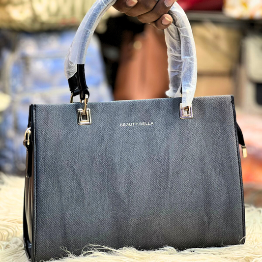 Premium Imported Leather Handbag | Long Belt & Dual Partition | Trendy Everyday Style