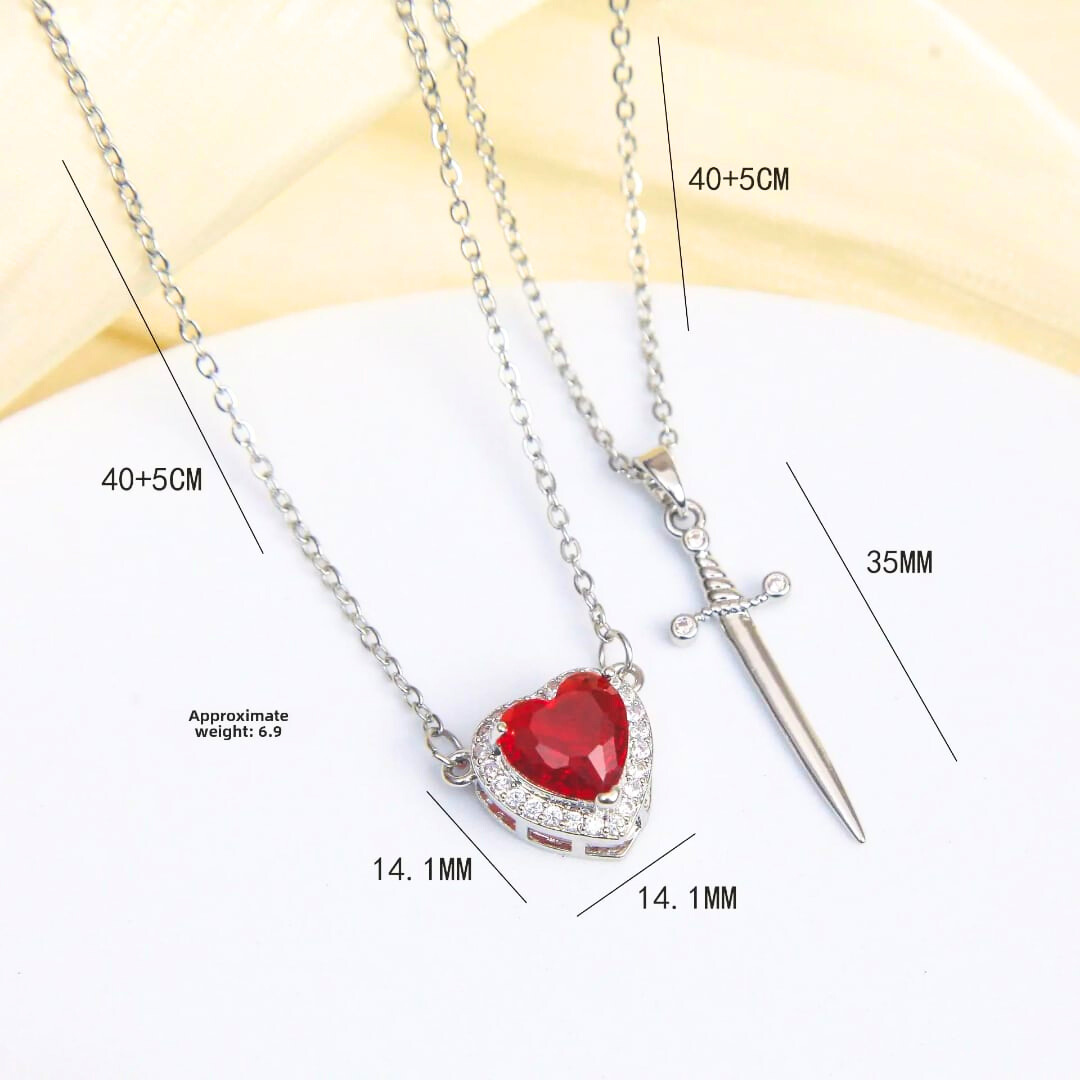 Swordheart Necklace – Bold Elegance with a Fierce Touch