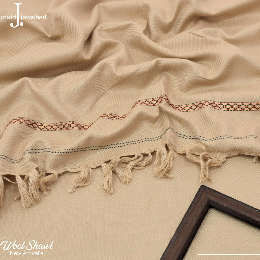 Junaid Jamshed Premium Wool Shawl | Luxury Soft Wool Winter Shawl for Mens