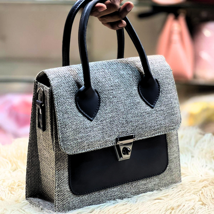 Premium Khadi Fabric Handbag – Minimalist Luxury with Sustainable Soul