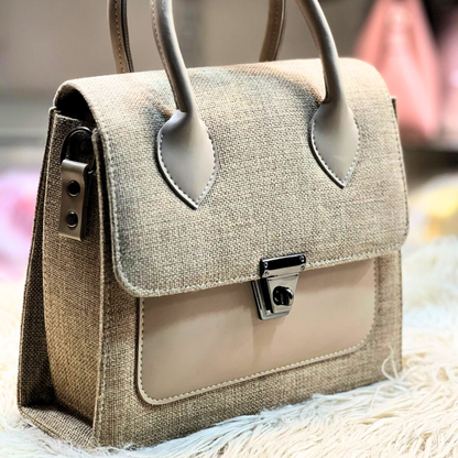 Premium Khadi Fabric Handbag – Minimalist Luxury with Sustainable Soul