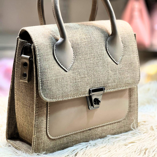 Premium Khadi Fabric Handbag – Minimalist Luxury with Sustainable Soul