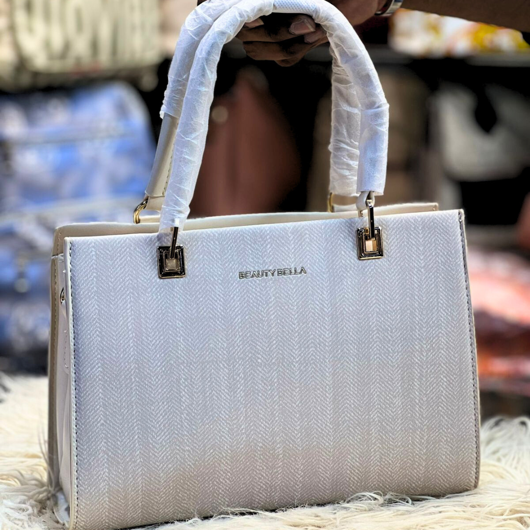 Premium Imported Leather Handbag  | Long Belt & Dual Partition | Trendy Everyday Style