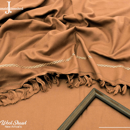 Junaid Jamshed Premium Wool Shawl  | Luxury Soft Wool Winter Shawl for Mens