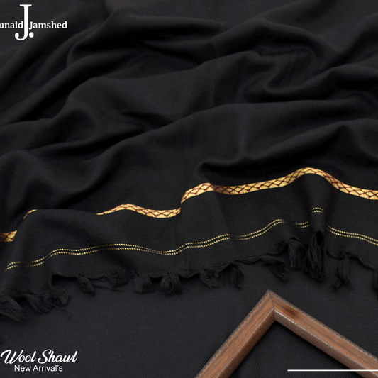Junaid Jamshed Premium Wool Shawl  | Luxury Soft Wool Winter Shawl for Mens