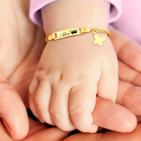 Customized Kids Name Bracelet – Golden | Personalized Gift of Love & Style
