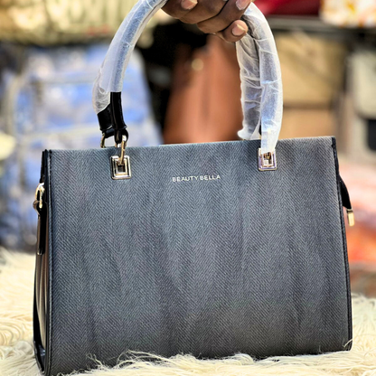 Premium Imported Leather Handbag  | Long Belt & Dual Partition | Trendy Everyday Style