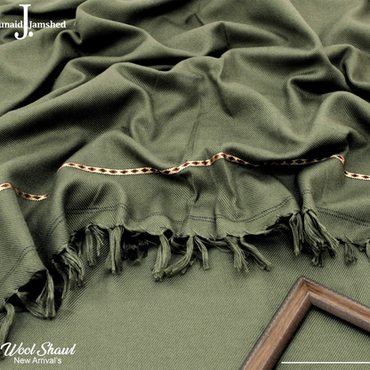 Junaid Jamshed Premium Wool Shawl  | Luxury Soft Wool Winter Shawl for Mens