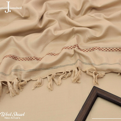 Junaid Jamshed Premium Wool Shawl  | Luxury Soft Wool Winter Shawl for Mens