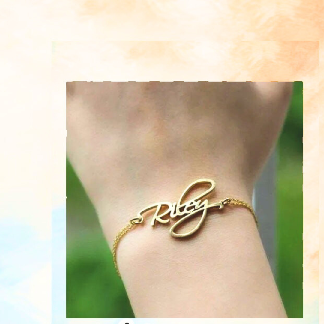 Customized Hand Cuff Bangles for Women – Gold & Silver | Personalized Name Bracelet with Premium Gift Box