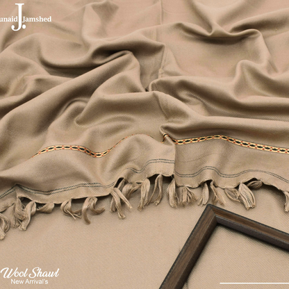 Junaid Jamshed Premium Wool Shawl  | Luxury Soft Wool Winter Shawl for Mens