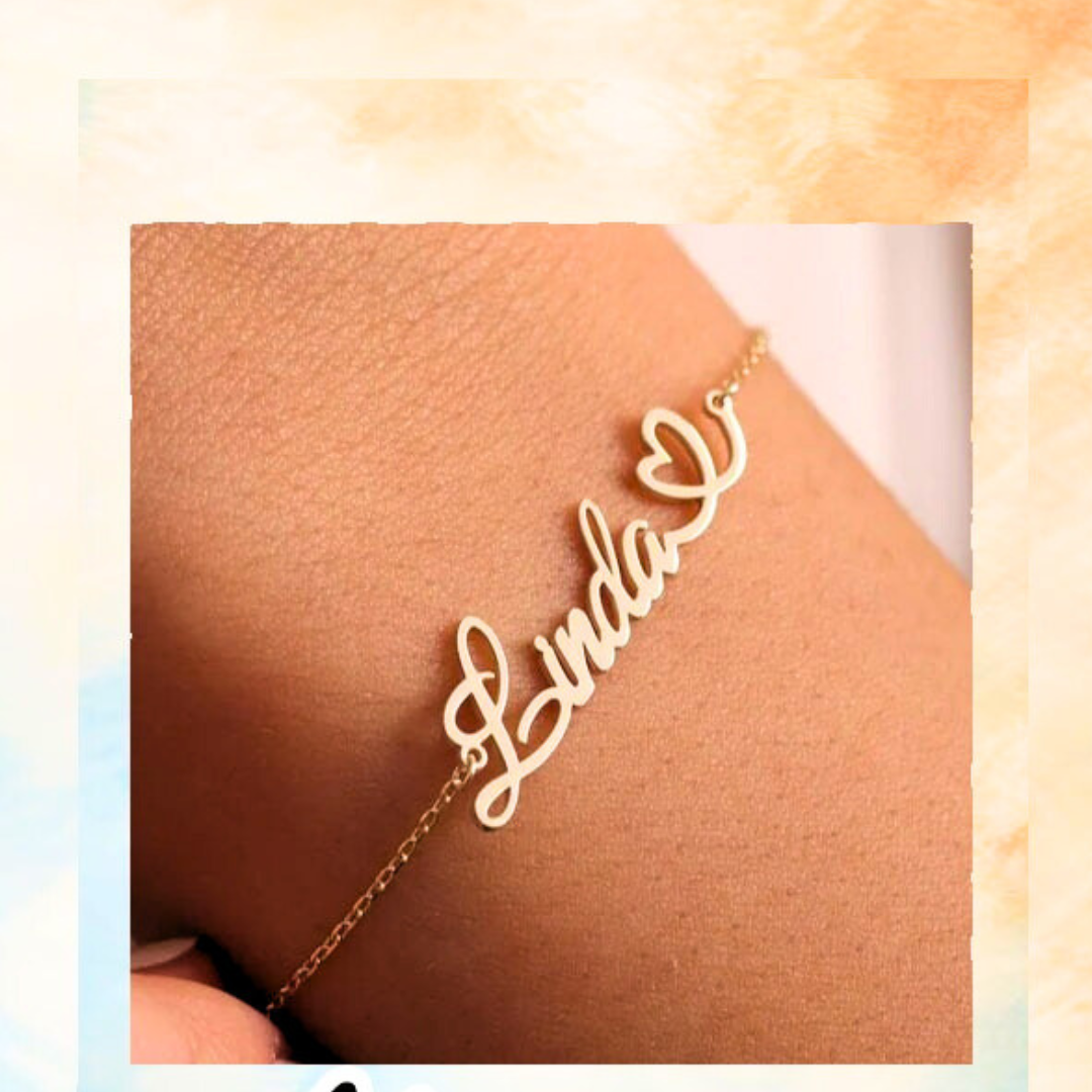 Customized Hand Cuff Bangles for Women – Gold & Silver | Personalized Name Bracelet with Premium Gift Box