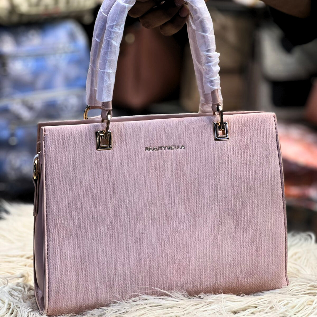 Premium Imported Leather Handbag  | Long Belt & Dual Partition | Trendy Everyday Style