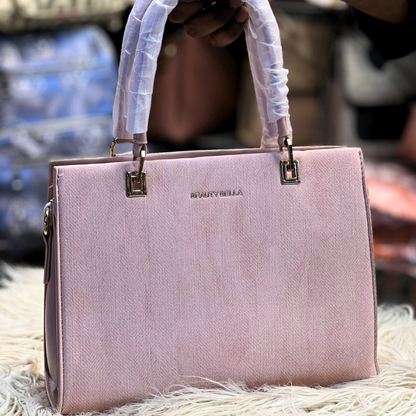 Premium Imported Leather Handbag  | Long Belt & Dual Partition | Trendy Everyday Style